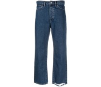 Sabina mid-rise straight-leg jeans