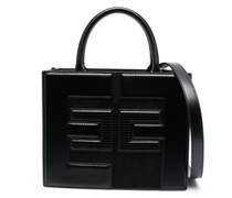 Handtasche mit Logo-Prägung