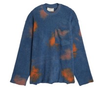 Pullover mit Acid-Wash-Effekt