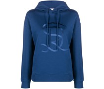 Hoodie mit Logo-Stickerei