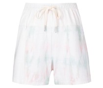 Shorts mit Batikmuster