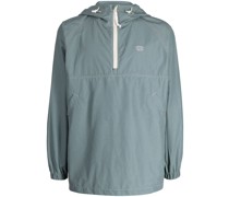Kapuzenjacke mit Logo-Stickerei