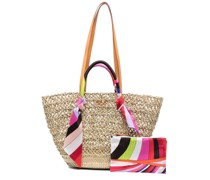 Strandtasche mit Logo-Print