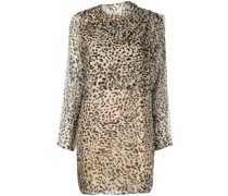 Kleid mit abstraktem Print