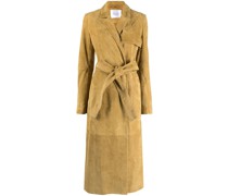 Trenchcoat aus Wildleder