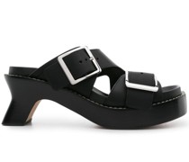 70mm Ease buckle-straps mules