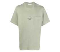 Gestricktes T-Shirt mit Logo