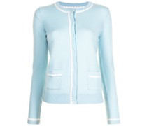 Cardigan mit Kontrastdetails