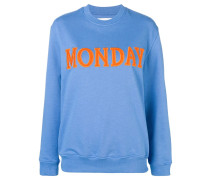 Sweatshirt mit "Monday"-Patch