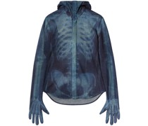 Body Scan Jeanshemd mit Kapuze