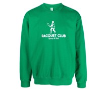 Sweatshirt mit "Racquet Club"-Print