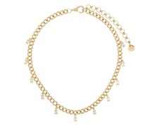 18kt Gelbgold-Choker mit Diamanten