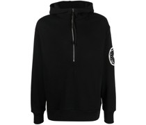 Kapuzenjacke mit Logo-Patch
