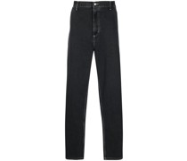 Halbhohe Jeans mit lockerem Schnitt