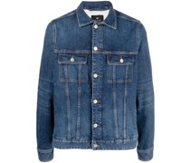 Ausgeblichene Jeansjacke
