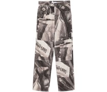 all-over photographic-print jeans