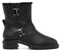 Stiefel mit Faux Shearling