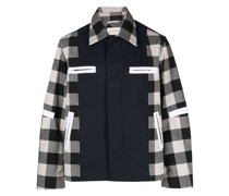 Karierte Jacke im Workwear-Look