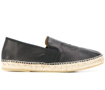 Espadrilles mit Tiger-Prägung