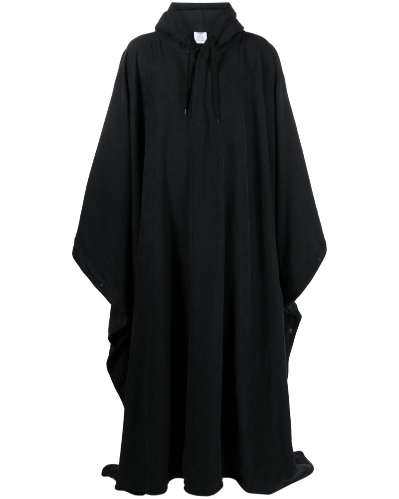 VETEMENTS Damen Molton Poncho mit Kapuze
