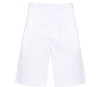 Popeline-Shorts mit Logo-Patch