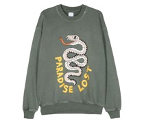 Sweatshirt mit Schlangen-Print