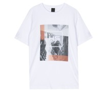 T-Shirt mit abstraktem Print