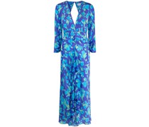 Midikleid mit Blumen-Print