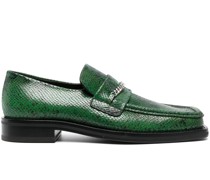 Loafer mit Kroko-Effekt