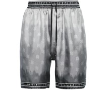 MA Seiden-Shorts mit Paisley-Print