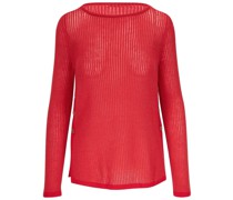 Gerippter Kaschmirpullover