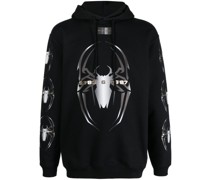 Hoodie mit Spinnen-Print