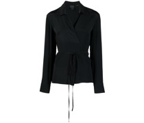 Klassische Wickelbluse