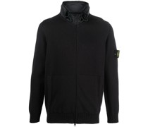 Cardigan mit verdeckter Kapuze