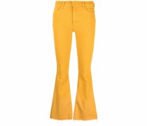 Ausgestellte Cropped-Jeans
