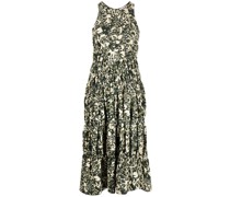 Midikleid mit Blumen-Print