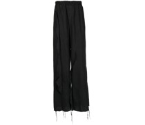 Weite Hose im Distressed-Look