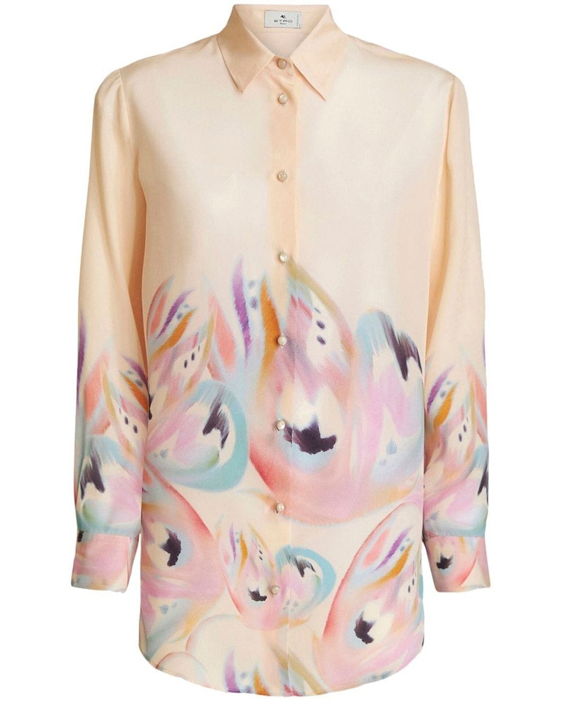 Etro Damen Sweatshirt mit Malerei-Print
