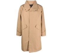 Trenchcoat mit Oversized-Kragen