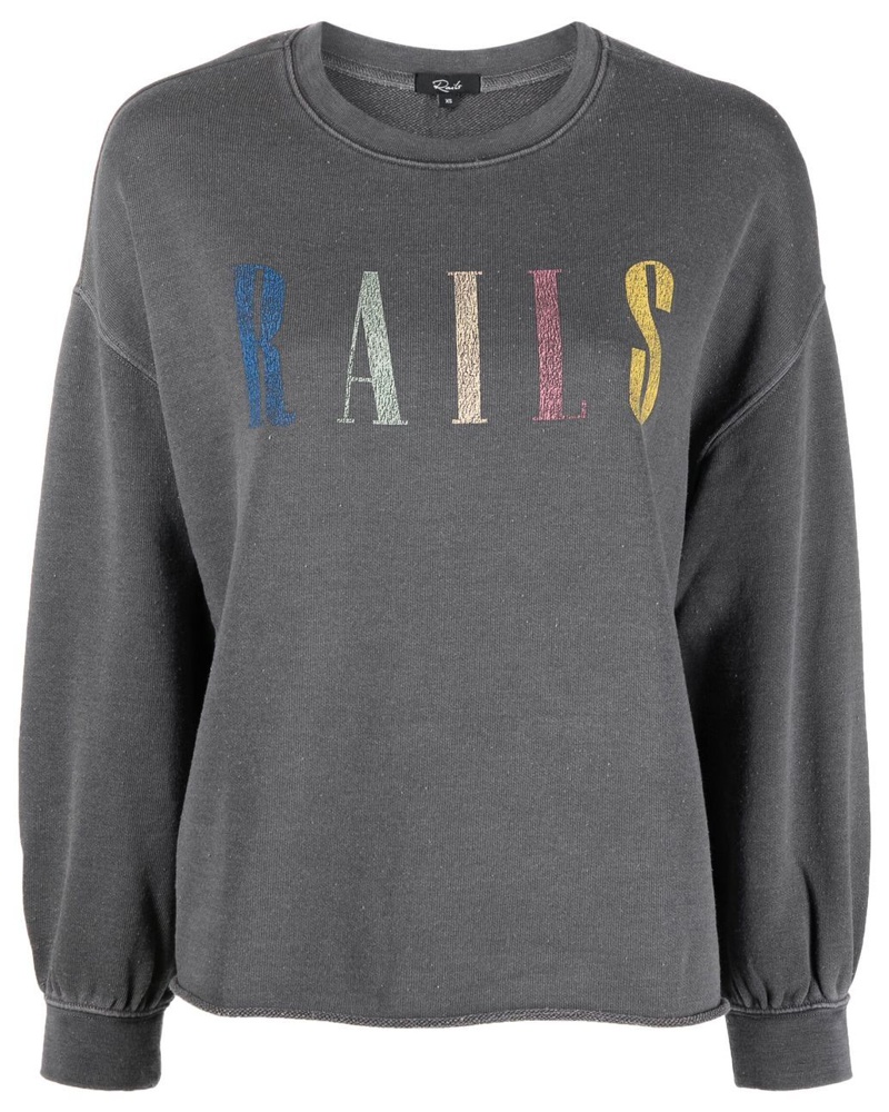 RAILS Damen Sweatshirt mit Logo-Print