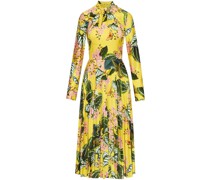 Midikleid mit Blumen-Print