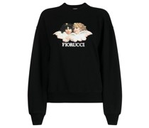 Sweatshirt mit Engel-Print