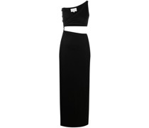 Schulterfreies Maxikleid