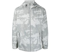 Kapuzenjacke mit grafischem Print