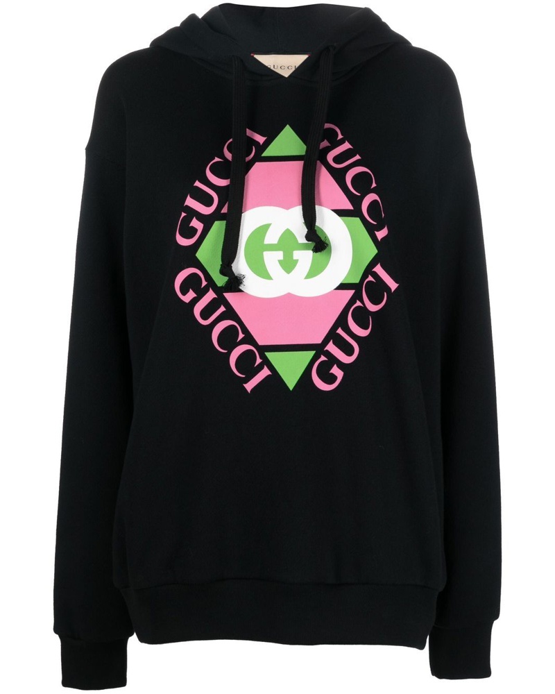 Gucci Damen Hoodie mit Logo-Print