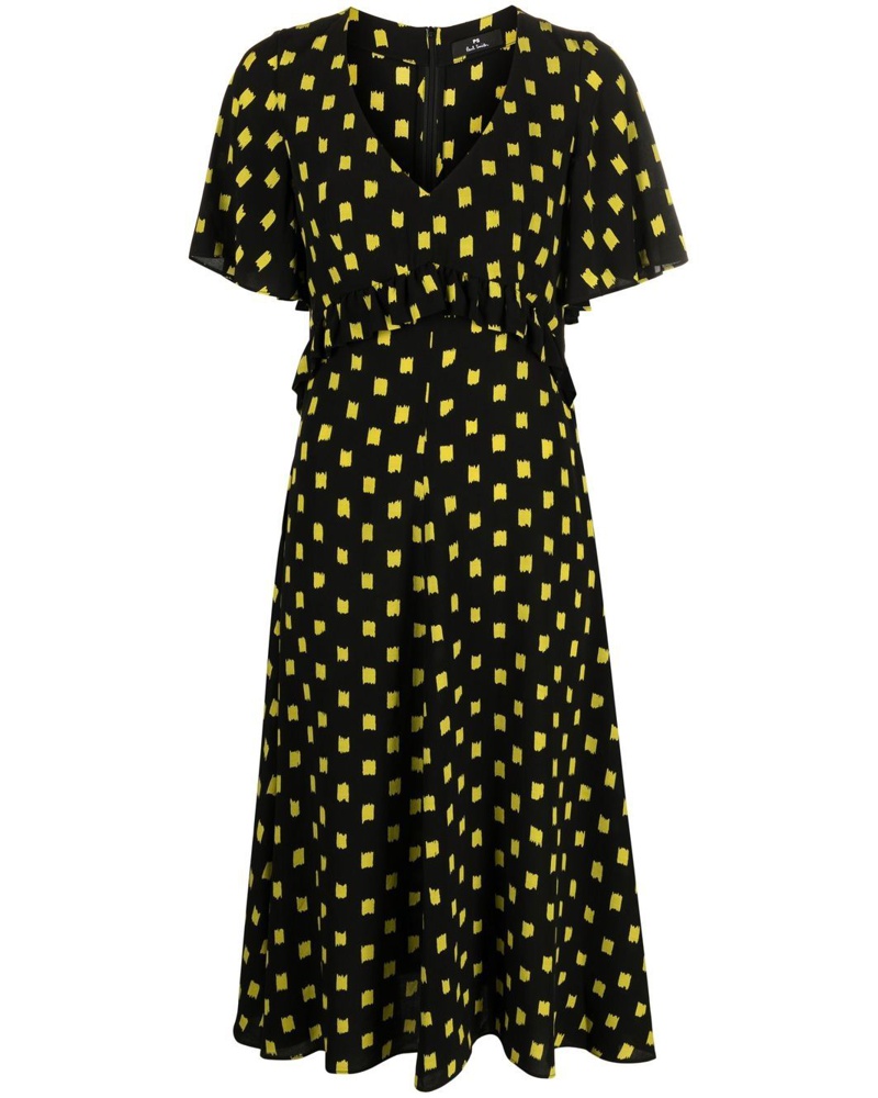 Paul Smith Damen Kariertes Midikleid