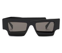 Sonnenbrille mit eckigem Gestell
