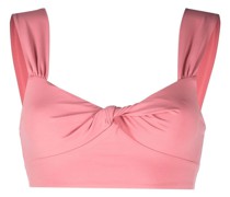 Bikinioberteil mit Knotendetail
