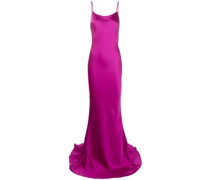Ninfea Satin-Maxikleid