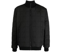 high-neck quilted jacket